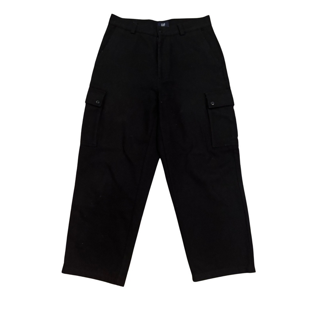 GAP Wool Black Cargo Pants